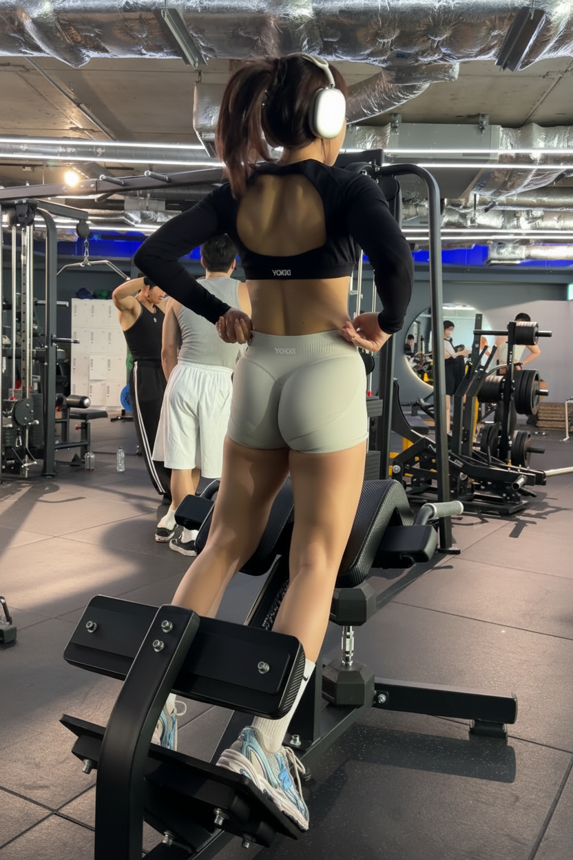 Dynamic Long Sleeve Crop Top